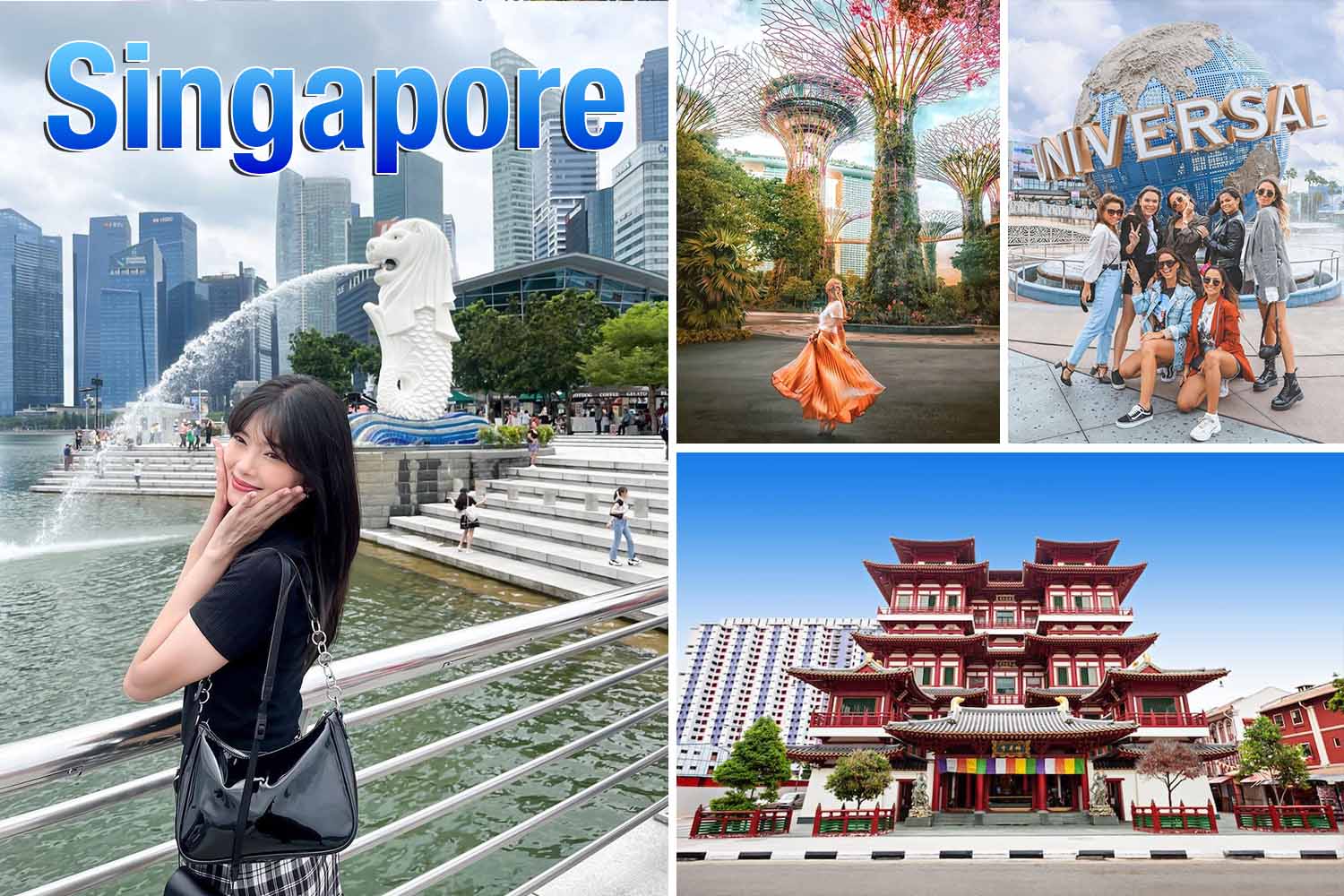 Tour Singapore - 3 Ngày 2 Đêm - Khách Sạn 4 Sao