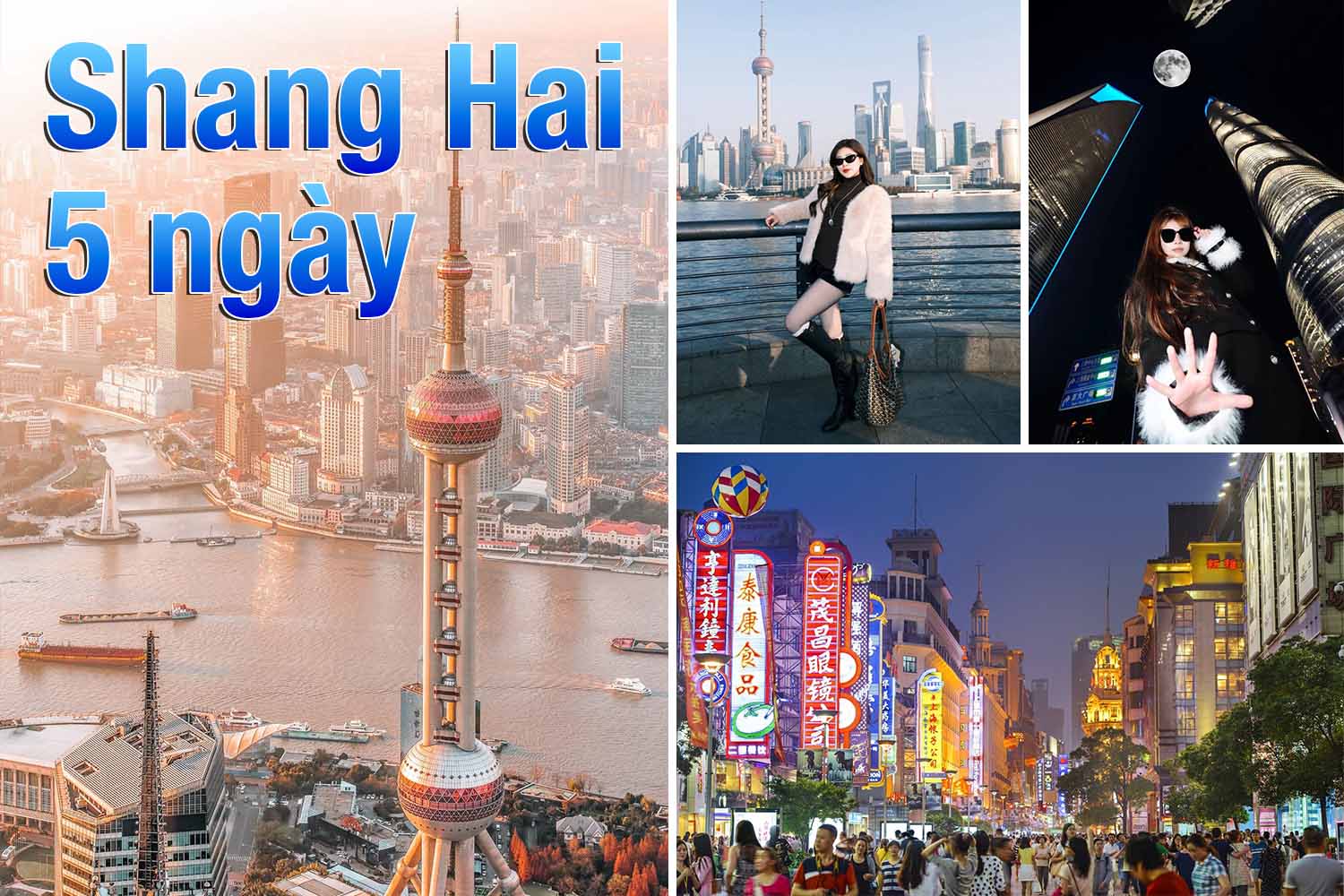 Tour Thượng Hải - Tô Châu - Hàn Châu - Ô Trấn (5 Ngày 4 Đêm)